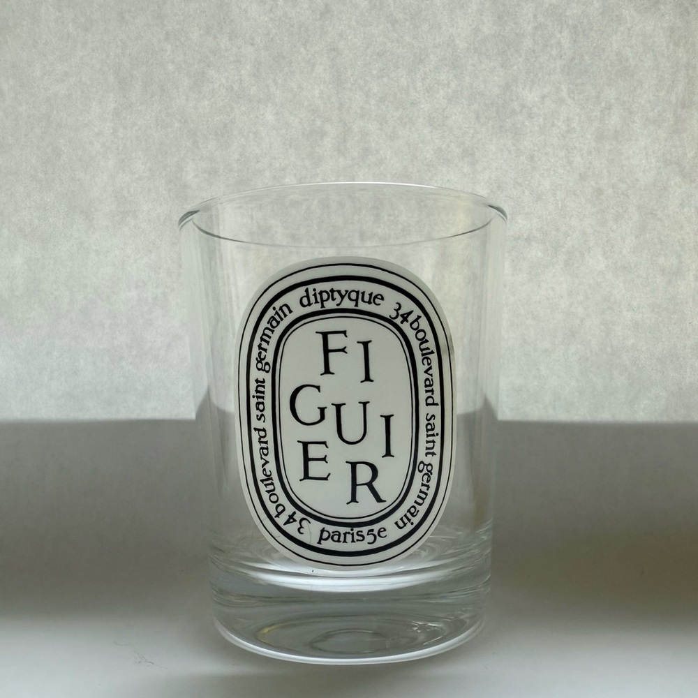 Diptyque Empty Mini Candle Glass Holder Figuier